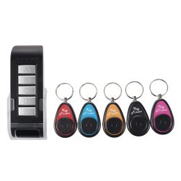 Rings 5 in 1 Wireless Lost Key Finder Locator Find Locater Alarm Keychain 40m