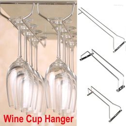 Kitchen Storage Wine Glass Rack Stemware Holder Home Stainless Steel Hanging Goblet 27cm 35cm 55cm Supplies