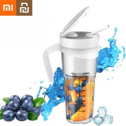 Juicers Xiaomi Youpin Mini Juicer Multifunctional USB Rechargeable Portable Smoothies Blender Electric Fruits Juicer Home Appliances