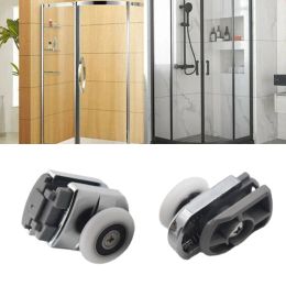 Bathroom Door Rollers Home Pulley Wheels Glass Sliding Aluminum Door Pulley Shower Room Cabin Replacement Doors Accessories