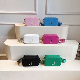 Handbag Designers Sell Women's Bags From Discount Brands Colour Camera Bag for Women Versatile Texture Small Square Fashion Letter Shoulder Crossbody