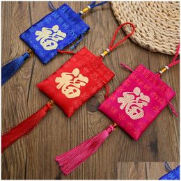 Sachet Bags Carrying Ancient Style Chinese Herbal Medicine Drop Delivery Home Garden Decor Fragrances Dho5J