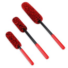 Auto Wheel Detailing Brush Bendable Wheel Woolies Car Cleaning Tools for Car Rim Tire Washing Easily Clean