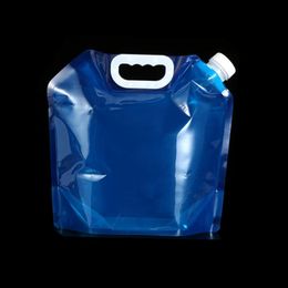 1/2PCS High Capacity Outdoor Water Bag Container Portable Foldable Hiking Soft Flask Sport Bottle Emergency Waterbag Storage