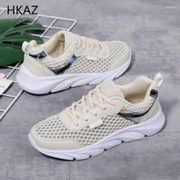 Casual Shoes Athletic Shoe For Women Round Tip Platform Breathable Comfortable Low-cut Trendy All-match Spring Summer Main Push