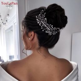 YouLaPan Wedding Comb Pearl Headwear Hair Clip Bride Hair Accessories Jewelry Handmade Bridal Girl Headpiece for Party HP182