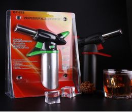 1300039C Metal Dab Jet Butane Torch Lighter Windproof Jet Flames Micro Butane Torch Lighter Professional Kitchen Torch Lighter 5270663