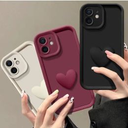 Luxury Cute 3D Love Heart Case for OPPO Reno 10 5G 10 Pro Plus 8T 4Z 6 7 8 Pro 7Z 8Z 5Z 6Z Realme 11 8 5G GT Master Candy Cover