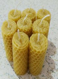 8 Pieceslot Rolled Beeswax Candle General Candle 355cm Handmade Pillar Lighting Candles Home Decor Candles Party Supplies7675915