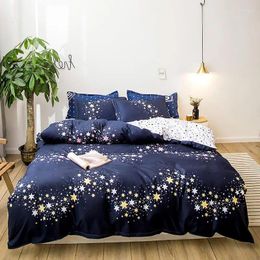 Bedding Sets Star Flower Pattern Bed Cover Set Cartoon Duvet Adult Kids Boys Sheets And Pillowcases Comforter