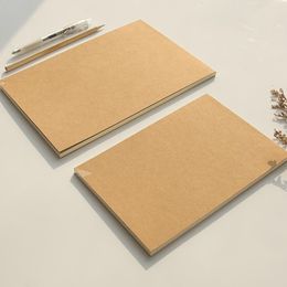 Kraft Paper Cover Notebook Diary Subject Notebooks Blank Sketch Notebooks Memo Notepads for Home School Travel