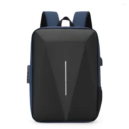 Backpack Anti Theft Waterproof Business Men Men's Laptop Bag 15.6 Inch Combination Lock Luminous Large Capacity