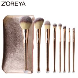 Shadow Zoreya Makeup Brushes Set Big Powder Foundation Blush Eyeshadow Contour Liner Make Up Brushes Tools