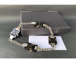 Hip Hop 1017 ALYX 9sm Hero Chain Necklace New Fashion Hero Chain Pearl Accessories Titanium Japanese Men Women Lovers2553960