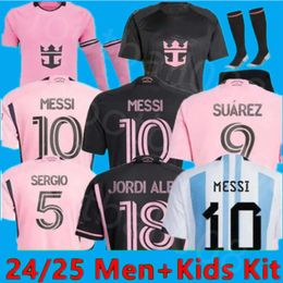 24 25 MESSIS InterS MiamiS Soccer Jerseys Football Shirts 23 2024 MOTA GOMEZ MATUIDI HIGUAIN SUAREZ TRAPP PELLEGRINI PIZARRO SERGIO FC Jersey Fans Football Jersers