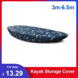 Boats Kayak Storage Cover Universal Sport Waterproof Nylon Solar UV Resistant Dust Storage Cover Boat Canoe Dust Cover Shield