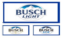 Custom Digital Print 3x5 Feet 90x150cm Busch Light Ice Bud Beer Flag For Man Cave Pub Bar Banner Decoration Funny College Dorm B5089894