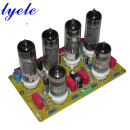 Amplifiers Lyele Audio Dynaco 6n2 6p14 Tube Amplifier Pushpull Line Stereo Power Amplifier Board 10W Home Audio