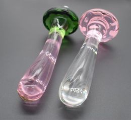 Massage Highgrade Crystal Glass Dildo Penis Glass Beads Anal Plug Butt Plug Sex Toys For Man Woman Couples Vaginal And Anal Stimu2364129