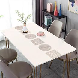 Table Cloth Leather Tablecloth Waterproof Oil Resistant Wash Free And Scald Coffee Mat Ins