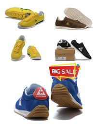 2024 Designer Shoes LE COQ Casual shoes Sneakers Running Shoes Women Men jogging 36-44 size black blue yellow free shipping French rooster GAI