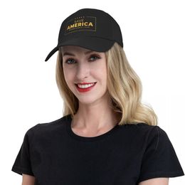 Save America - Gold Baseball Cap Luxury Hat Rugby Luxury Brand Golf Wear Men Women's