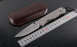 Chris Reeve standard Large Sebenza 24 folding knife D2 blade TC4 handle camping hunting kitchen fruit outdoor survive knife9332318