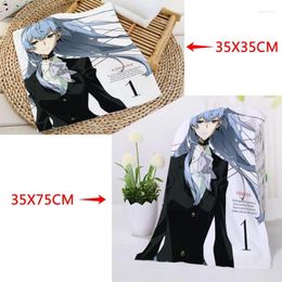 Towel Arrival Custom Kiznaiver Printed Face Microfiber Fabric Square Rectangle Towels Size 35x35cm 35x75cm Logo