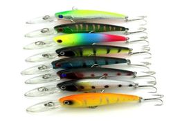 Lot 8pcs Fishing Lure Deep swim hard bait fish 9CM 83G artificial baits minnow fishing5947877