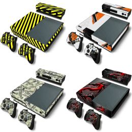 Stickers For Xbox One Console + 2 Pcs Controller Skin + Kinect Skin Sticker Set