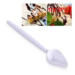 Spoons 1/2/3PCS Plastic Mini Shovel Spoon Chocolate Ice Cream Cake For Dessert Tea Coffee Party Decorative Pastry