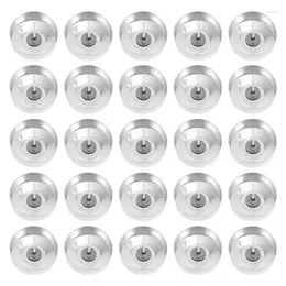 Candle Holders 100 Sets Aluminum Tea Light Tins Empty Tealight Wax Containers Cup DIY Making Molds