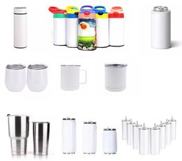 Sublimation Tumbler Flask Smart Mug Vacumm Water Bottle Blanks 152030 oz Stainless Steels Car Cups Tumblers Travel Mugs VT24293970196