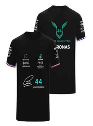 F1 Formula One 44 Lewis Hamilton T Shirt 63 George Russell Fan Breathable Jersey Summer TShirt ANG Petronas Edition Children Clot8459007