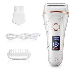 Electric Razor Painless Lady Shaver For Women Bikini Trimmer For Whole Body Waterproof USB Charging LCD Display Wet Dry Using1235608501