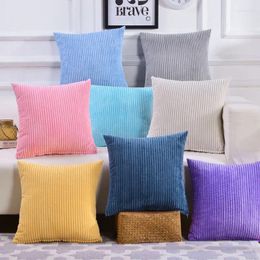 Pillow Corn Velvet Sofa Cases Office Pillowcase 45x45cm Luxury Case Home Decor Solid Colour