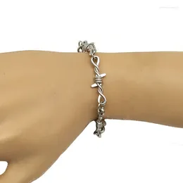 Charm Bracelets Punk Unisex Alloy Bracelet Personality Hip Hop Pulseras Hombre Gothic Femme Pulsera Men Jewellery