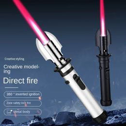 Kitchen Outdoors Torch Flame Jet Gas Lighter Cigarette Smoking Accessories Windproof Turbo Metal Jewellery Welding Cigar Lighters