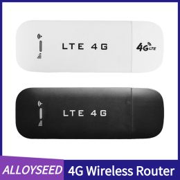 Routers 4G LTE Wireless USB Dongle 150Mbps High Speed Mobile Broadband with SIM Card Slot for Laptops Notebooks Wireless WiFi Adapter