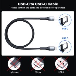 AUFU 60W 3A USB Type C Cable For Realme Xiaomi Samsung S21 Fast Charging Wire USB-C Quick Charge Data Cord For Macbook iPad USBC