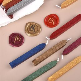 5pcs/Pack Sealing Wax Arrow Core Fire Lacquer Wax Sticks Stick Solid Colour Stamps Makings For Sealing Envelopes Invitations Gift