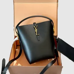 Shoulder bag designer bag luxury crossbody bag solidcolor versatile fashion shoulder bag Tasche bucket bag casual simple white te041 H4
