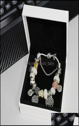 Charm Bracelets Jewellery High Quality Glamour Suitable For P Sier Plated Diy Beaded Pendant Bracelet Original Box Set Drop Delivery 2026162870