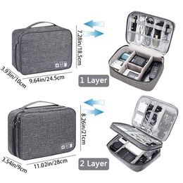 Cable Storage Bag Portable USB Data Line Charger Plug Storage Pouch Waterproof Digital Electronic Organiser