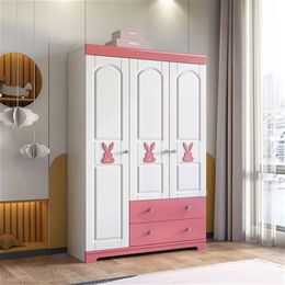 Plastic Nordic Bedroom Wardrobe Modern White Drawers Cabinet Wardrobe Doors Apartment Schlafzimmer Schrank Home Furniture