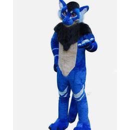 2024 Adult size Husky Dog Fox Adults Mascot Costume Fursuit Halloween Suit Costumes dress