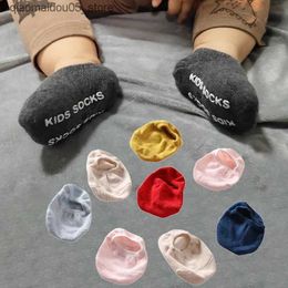Kids Socks Baby white rubber anti slip ankle short floor socks spring and summer thin cotton mens clothing baby toddler accessories Q2404133