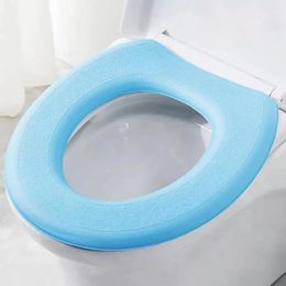 Toilet Seat Covers Foam EVA Comfortable Warm Skin-friendly Season Closestool Bathroom Waterproof Soft Mat Four Quick-d X3E4