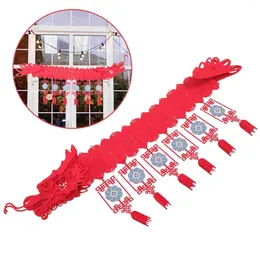 Decorative Figurines Year Dragon Banner With Lantern Ornaments Ceiling Decoration Home Decorations