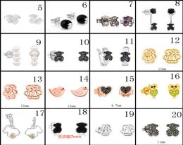2020 100 925 Sterling Silver Bear Stud Earrings Classic Pierced Stud Earrings Jewellery Manufacturers Whole 7668463